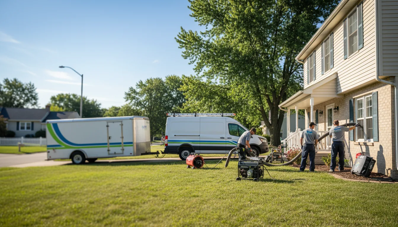 Flooded Basement Restoration And Cleanup With Repair in Plattsmouth, NE near me